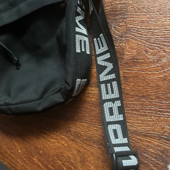 Supreme Black bag with Textured Nylon Finish